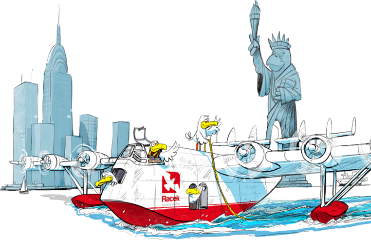 Racek Kurýr letecká přeprava Racek Kurýr letecká přeprava